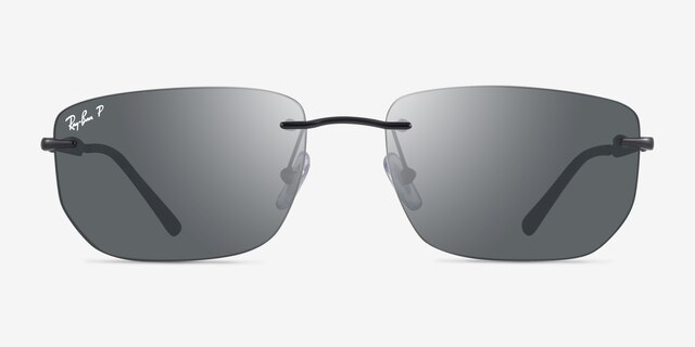 Ray-Ban RB3768 Black MetalSunglass Frames from EyeBuyDirect, Front View