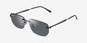 Ray-Ban RB3768 Black MetalSunglass Frames from EyeBuyDirect, Angle View