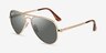 Ray-Ban RB3925 Aviator Max Arista Gold MetalSunglass Frames from EyeBuyDirect, Angle View