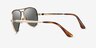 Ray-Ban RB3925 Aviator Max Arista Gold MetalSunglass Frames from EyeBuyDirect, Side View