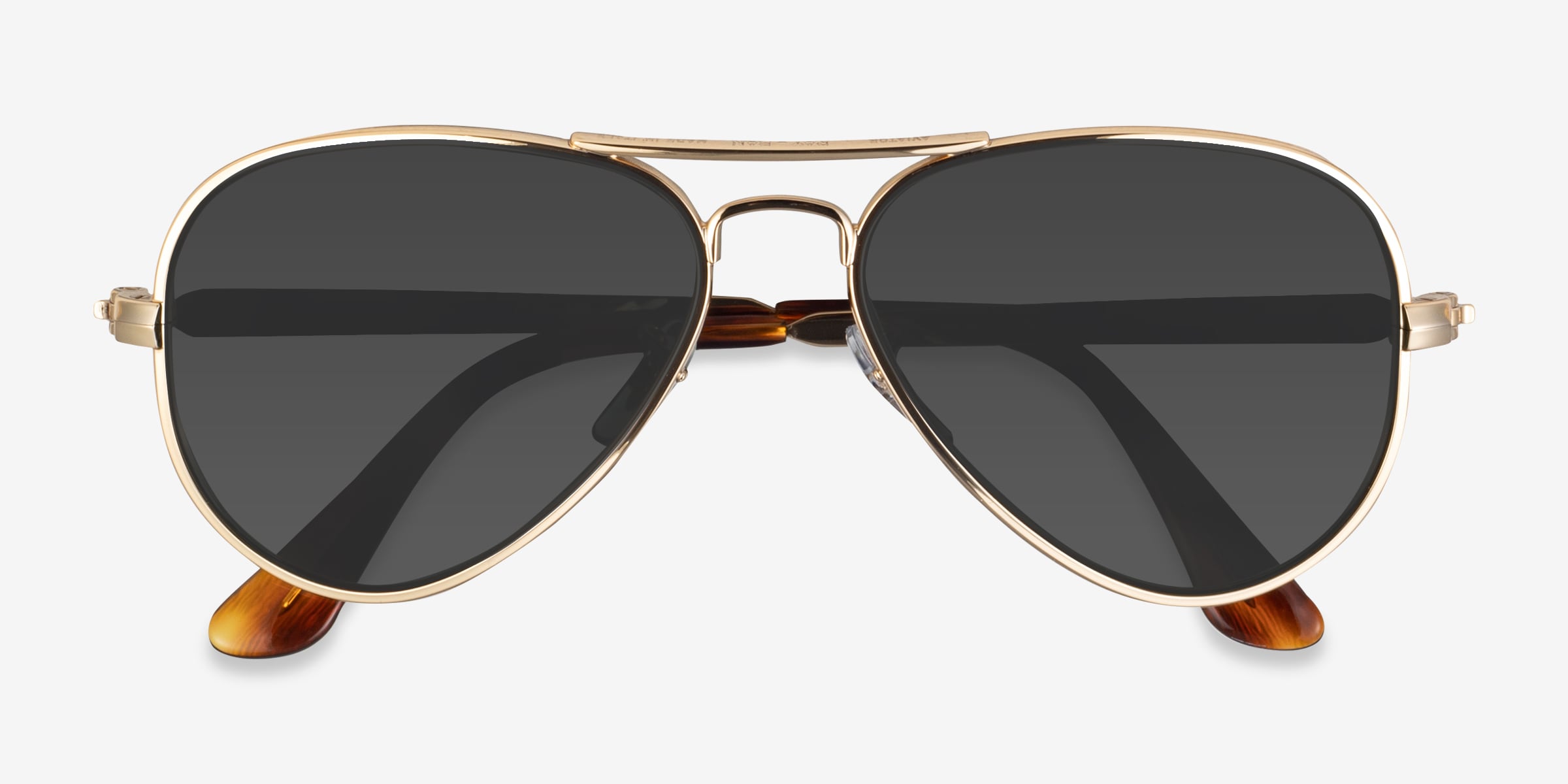 Ray Ban Aviator Sunglasses (black lens, gold rim) Ray-Ban RB3025 Aviator - Aviator Gold Frame Prescription  main image 4