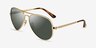Ray-Ban RB3925 Aviator Max Arista Gold MetalSunglass Frames from EyeBuyDirect, Angle View