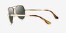 Ray-Ban RB3925 Aviator Max Arista Gold MetalSunglass Frames from EyeBuyDirect, Side View