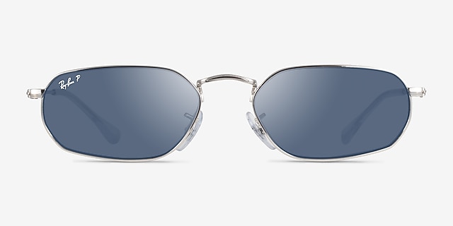 Ray-Ban RB3947 Silver MetalSunglass Frames from EyeBuyDirect, Front View