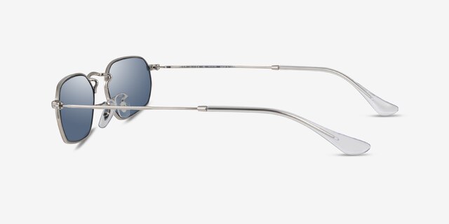 Ray-Ban RB3947 Silver MetalSunglass Frames from EyeBuyDirect, Side View