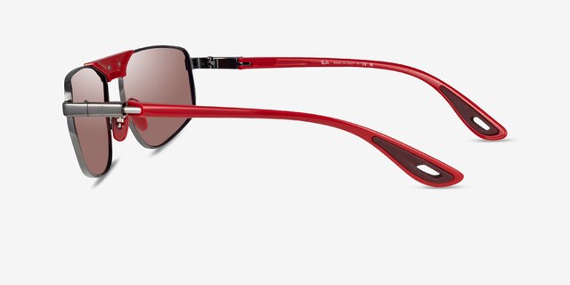 Ray-Ban RB3776M Gunmetal MetalSunglass Frames from EyeBuyDirect, Side View