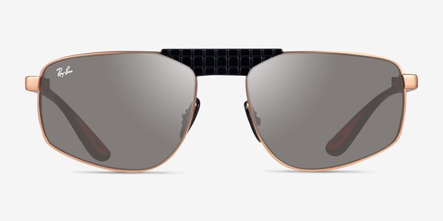 Ray-Ban RB3776M Matte Rose Gold MetalSunglass Frames from EyeBuyDirect, Front View