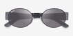 Ray-Ban RB3770 Liteforce Black MetalSunglass Frames from EyeBuyDirect, Closed View
