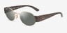 Ray-Ban RB3770 Liteforce Gold MetalSunglass Frames from EyeBuyDirect, Angle View