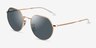 Ray-Ban RB3565 Jack Rose Gold MetalSunglass Frames from EyeBuyDirect, Angle View