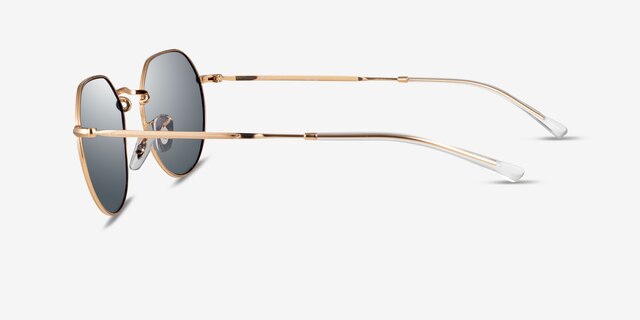 Ray-Ban RB3565 Jack Rose Gold MetalSunglass Frames from EyeBuyDirect, Side View