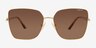 Vogue Eyewear VO4199S Tortoise Gold MetalSunglass Frames from EyeBuyDirect, Front View