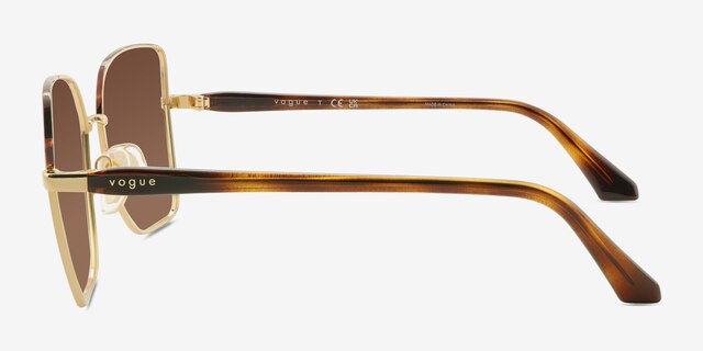 Vogue Eyewear VO4199S Tortoise Gold MetalSunglass Frames from EyeBuyDirect, Side View