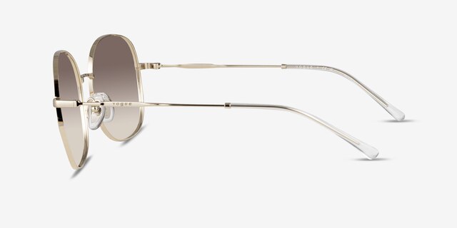Vogue Eyewear VO4272S Pale Gold MetalSunglass Frames from EyeBuyDirect, Side View