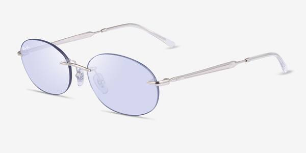 Polished Silver Ray-Ban RB3767 -  Metal Sunglasses