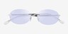 Ray-Ban RB3767 Polished Silver MetalSunglass Frames from EyeBuyDirect, Closed View