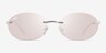 Ray-Ban RB3767 Shiny Silver MetalSunglass Frames from EyeBuyDirect, Front View