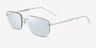 Ray-Ban RB3768 Silver MetalSunglass Frames from EyeBuyDirect, Angle View