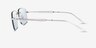 Ray-Ban RB3768 Silver MetalSunglass Frames from EyeBuyDirect, Side View