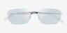 Ray-Ban RB3768 Silver MetalSunglass Frames from EyeBuyDirect, Closed View