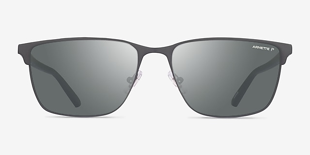 ARNETTE Hampere Matte Black MetalSunglass Frames from EyeBuyDirect, Front View