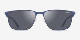 ARNETTE Hampere Matte Blue Métal Soleil de Lunette de vue d'EyeBuyDirect, Vue de Face