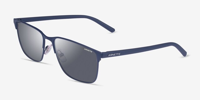 ARNETTE Hampere Matte Blue MétalSoleil de Lunette de vue d'EyeBuyDirect, Vue d'Angle