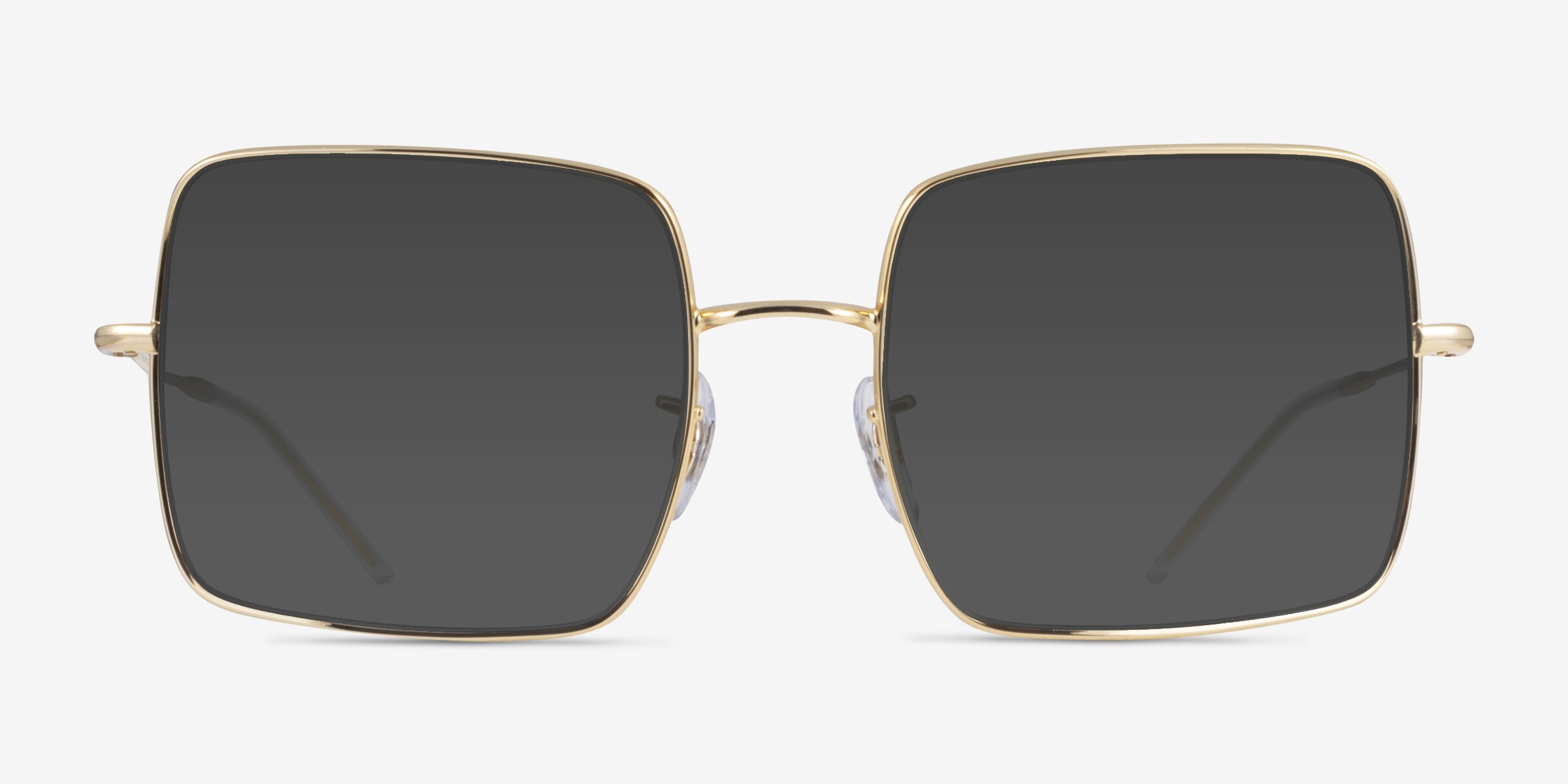 Ray-Ban Square Reverse - Square Arista Gold Frame Sunglasses 