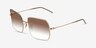 Ray-Ban Square Reverse Arista MetalSunglass Frames from EyeBuyDirect, Angle View