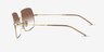Ray-Ban Square Reverse Arista MetalSunglass Frames from EyeBuyDirect, Side View
