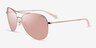 Coach HC7079 L1013 Light Gold MetalSunglass Frames from EyeBuyDirect, Angle View