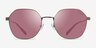 Coach HC7155 CL915 Antique Gold MétalSoleil de Lunette de vue d'EyeBuyDirect, Vue de Face
