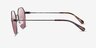 Coach HC7155 CL915 Antique Gold MétalSoleil de Lunette de vue d'EyeBuyDirect, Vue de Côté