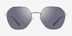 Coach HC7155 CL915 Satin Light Gold Black MetalSunglass Frames from EyeBuyDirect, Front View