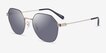 Coach HC7155 CL915 Satin Light Gold Black MetalSunglass Frames from EyeBuyDirect, Angle View