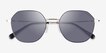Coach HC7155 CL915 Satin Light Gold Black MetalSunglass Frames from EyeBuyDirect, Closed View