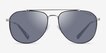 Coach HC7164 CR626 Satin Gunmetal Black MetalSunglass Frames from EyeBuyDirect, Front View