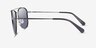 Coach HC7164 CR626 Satin Gunmetal Black MetalSunglass Frames from EyeBuyDirect, Side View