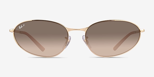 Ray-Ban RB3734 Arista Gold MetalSunglass Frames from EyeBuyDirect, Front View