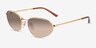 Ray-Ban RB3734 Arista Gold MetalSunglass Frames from EyeBuyDirect, Angle View