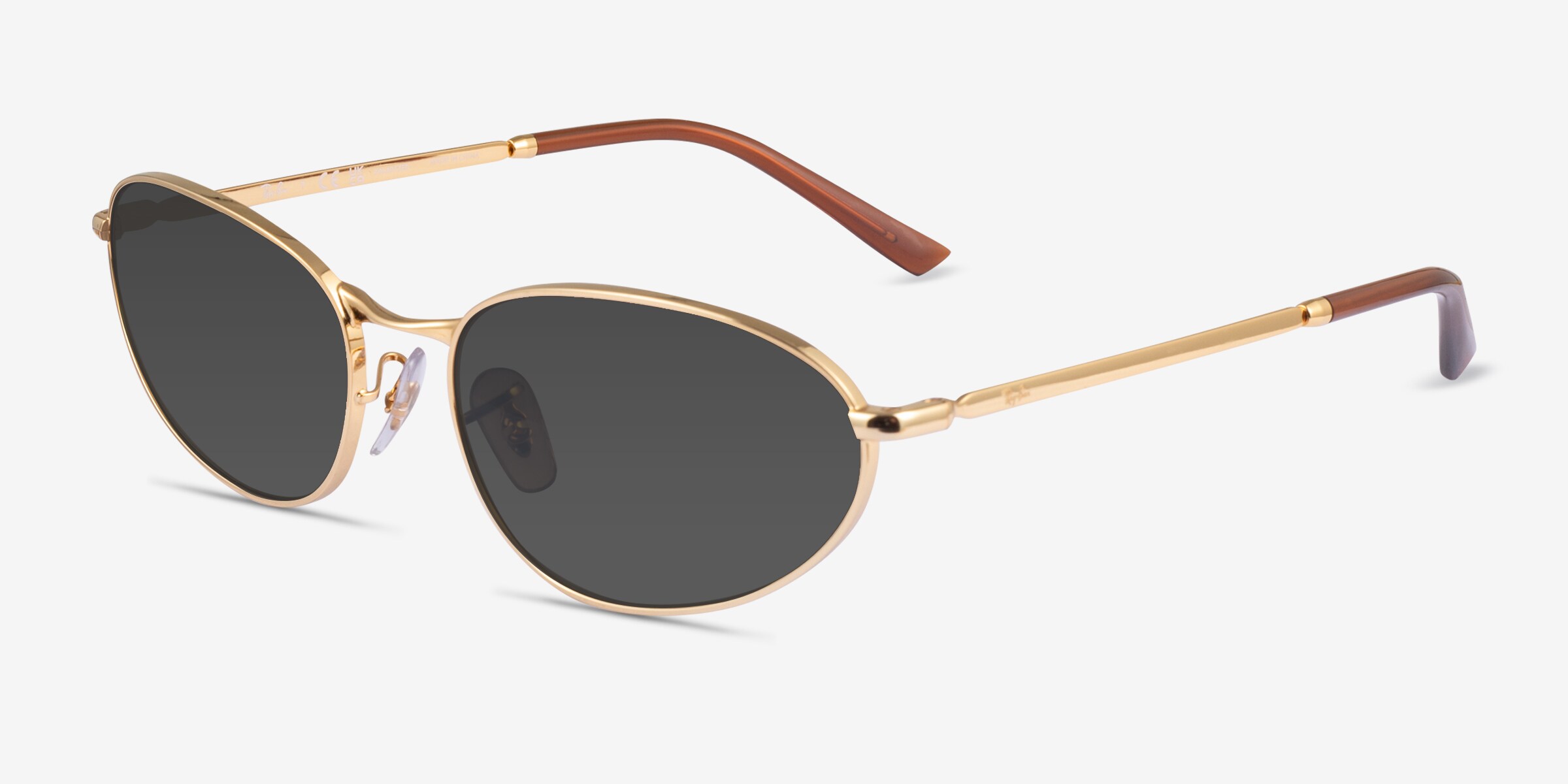 Ray-Ban Women’s Oval Sunglasses in Rose Gold Ray-Ban RB3757 Oval Metal Sunglasses | Neiman Marcus main image 2