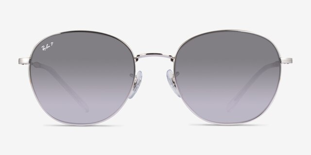 Ray-Ban RB3809 Silver MetalSunglass Frames from EyeBuyDirect, Front View