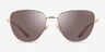 Vogue Eyewear VO4286S Gold MetalSunglass Frames from EyeBuyDirect, Front View