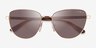 Vogue Eyewear VO4286S Gold MetalSunglass Frames from EyeBuyDirect, Closed View