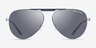 Armani Exchange AX2060S Metalized Matte Blue MetalSunglass Frames from EyeBuyDirect, Front View
