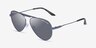 Armani Exchange AX2060S Metalized Matte Blue MetalSunglass Frames from EyeBuyDirect, Angle View