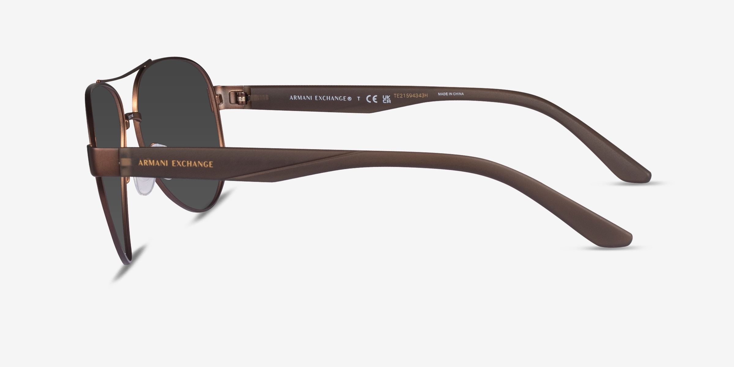 Armani Exchange AX2034S - Aviator Matte Blue Frame  display picture 1