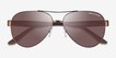 Armani Exchange AX2034S Matte Dark Brown MetalSunglass Frames from EyeBuyDirect, Closed View