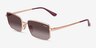 Vogue Eyewear VO4352S Or rose MétalSoleil de Lunette de vue d'EyeBuyDirect, Vue d'Angle