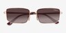 Vogue Eyewear VO4352S Or rose MétalSoleil de Lunette de vue d'EyeBuyDirect, Vue Rapprochée